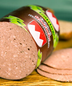Göttinger Wurst aufgeschnitten