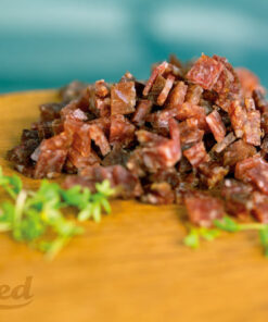 Salami - küchenfertig in Würfel geschnitten