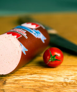 Detailansicht kleine Schinkenwurst
