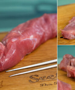 Schweinefilet - in Scheiben, am Stück oder in Würfel geschnitten