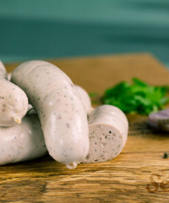 Weisswurst auf Brett