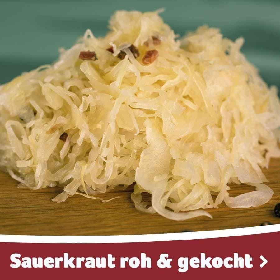 Sauerkraut - roh oder gekocht vom Naturmetzger