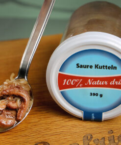 Saure Kutteln im Glas