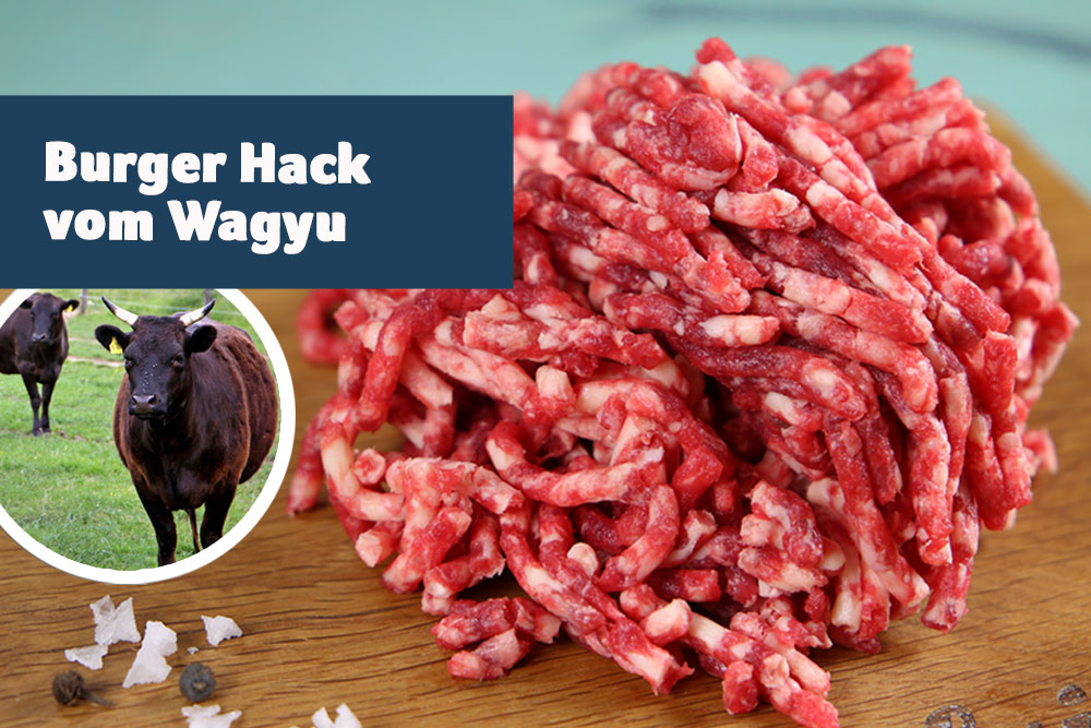 Burger-Hack vom Wagyu