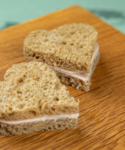 Herzen aus Wurstbrot