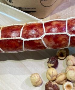Eichelweideschweinsalami mit fränkischer Haselnuss