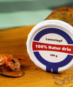Natürlicher Lammtopf im Glas