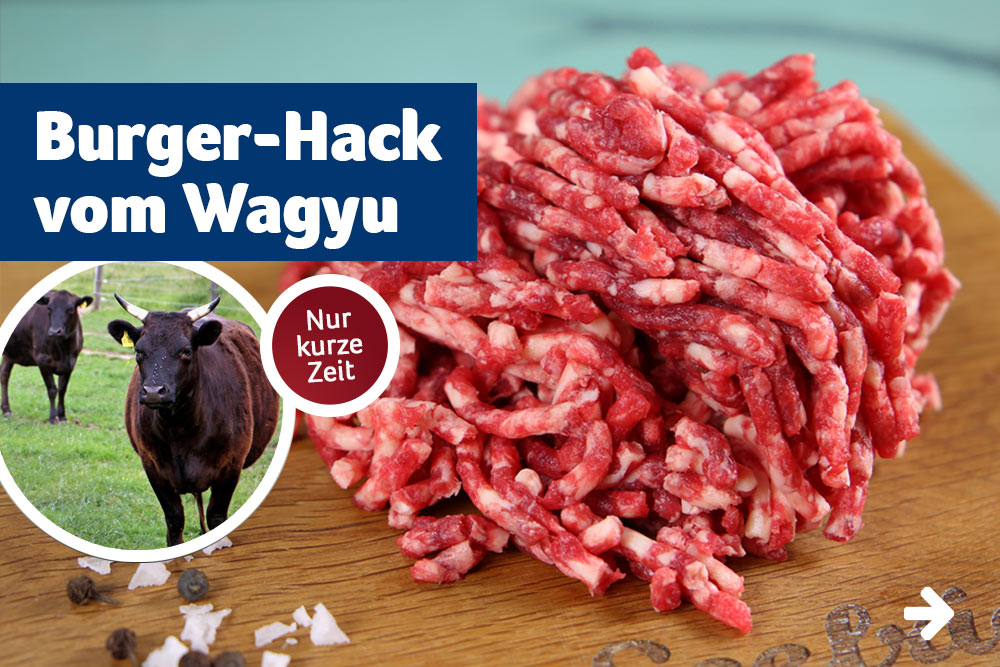 Burger-Hack vom Wagyu