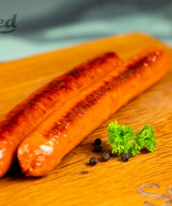 Feine rote vegane Bratwurst